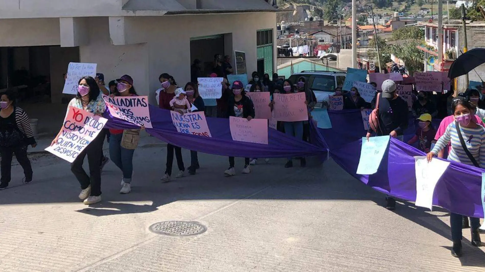 Marcha mujeres Tetela